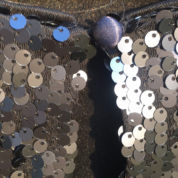 AIDAN MATTOX blue sequin dress - Picture 4 of 13